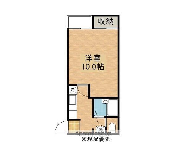 グランデ赤坂(1K/2階)の間取り写真