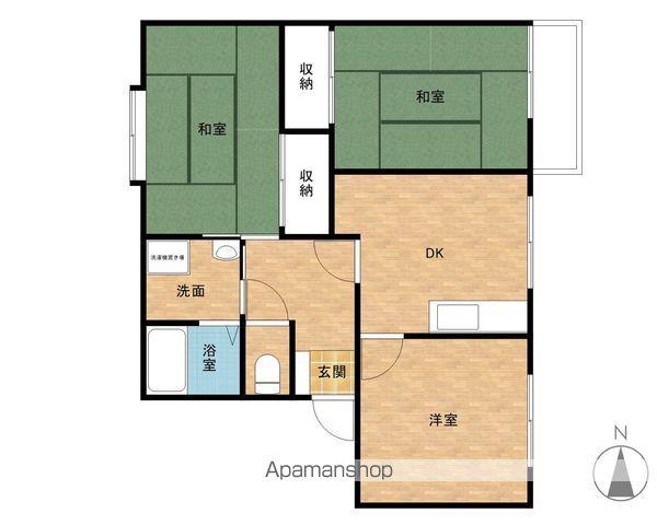 ル・アーブルA棟(3K/1階)の間取り写真