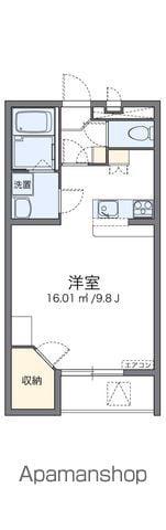 レオパレスノワールⅡ(1K/1階)の間取り写真