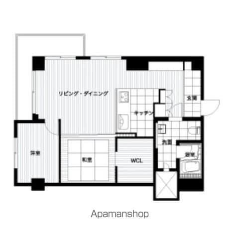 レジデンス高宮(2LDK/2階)の間取り写真