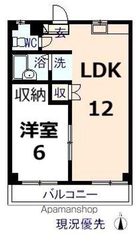 ライラックハイム生口島(1LDK/2階)の間取り写真