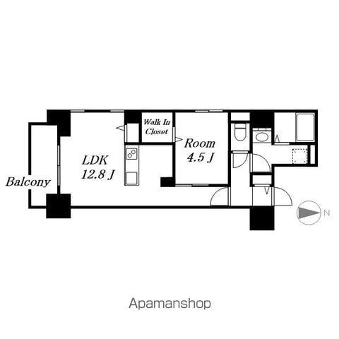 THE RESIDENCE PARK HISAYA ODORI(1LDK/14階)の間取り写真