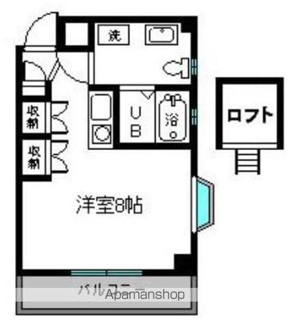T&T県庁前(ワンルーム/3階)の間取り写真