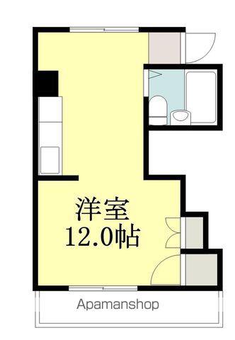 プライムONE中央(ワンルーム/3階)の間取り写真
