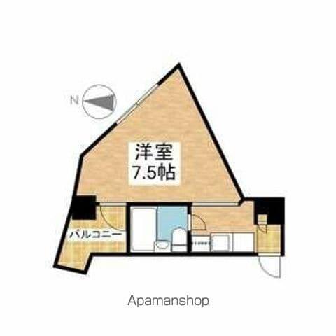 チサトハイツ(1K/6階)の間取り写真