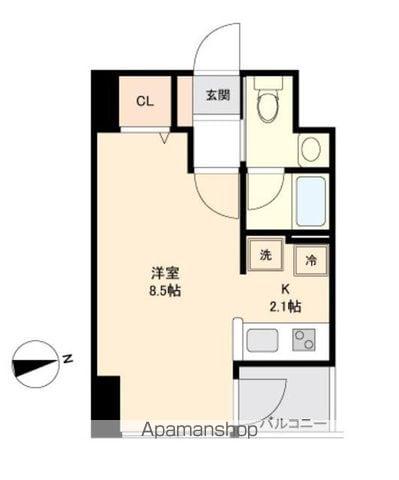 KDXレジデンス仙台駅東(ワンルーム/7階)の間取り写真