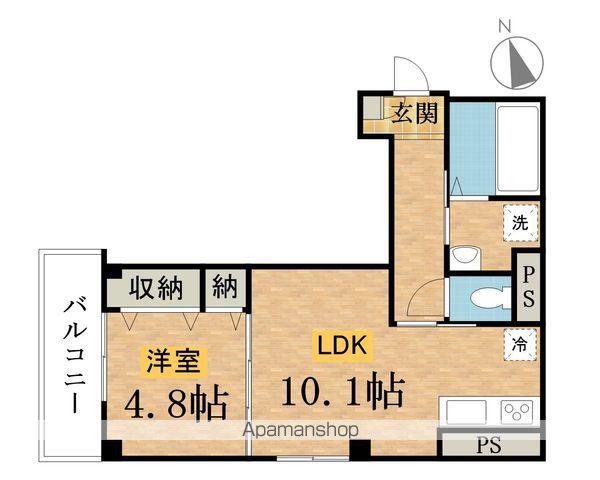 COULEUR 悠(1LDK/3階)の間取り写真