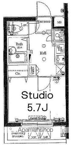 アーバイル本郷東大前(1K/3階)の間取り写真