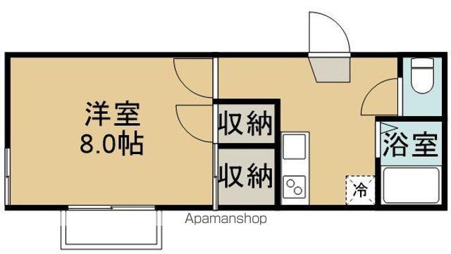 メゾンプラム(1K/2階)の間取り写真