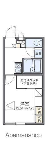 レオパレスルーナ(1K/2階)の間取り写真
