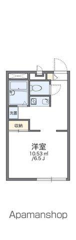 レオパレスりんどう(1K/1階)の間取り写真
