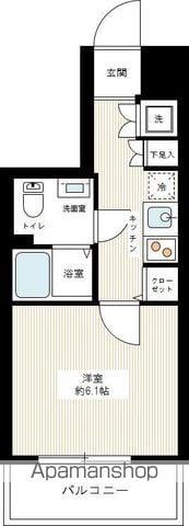 ブライズ高井戸(1K/6階)の間取り写真