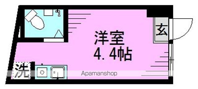 第2ソーポ(ワンルーム/3階)の間取り写真
