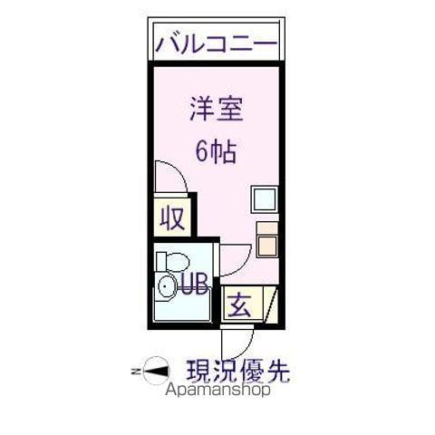 ロイヤルコーポ二幸(ワンルーム/3階)の間取り写真