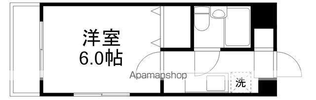 CION伊福町(1K/2階)の間取り写真