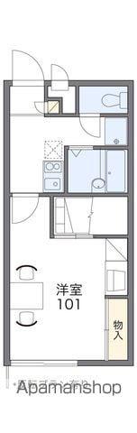 レオパレスYOSHIKI(1K/1階)の間取り写真