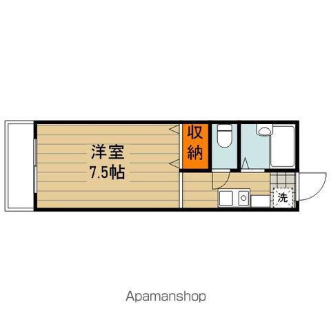 TKガーデンパレスB(1K/1階)の間取り写真