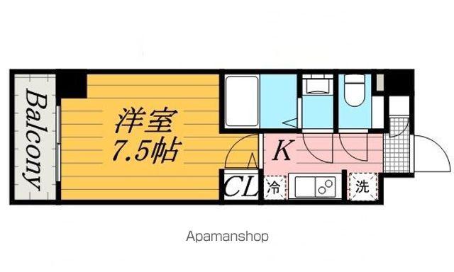 T-ROOT(1K/3階)の間取り写真