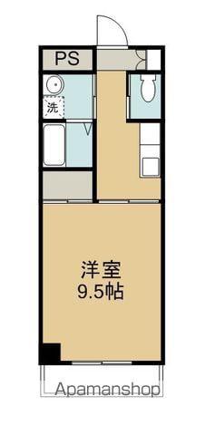 フォレストB/Ⅱ(1K/2階)の間取り写真