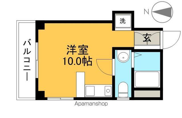 メゾン・シャトーレⅡ(ワンルーム/3階)の間取り写真