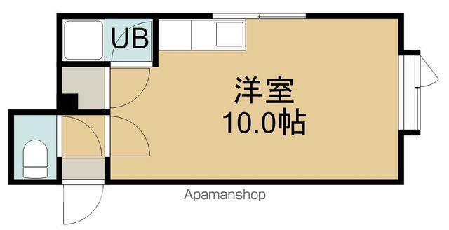 アルファヒルズⅡ(ワンルーム/1階)の間取り写真