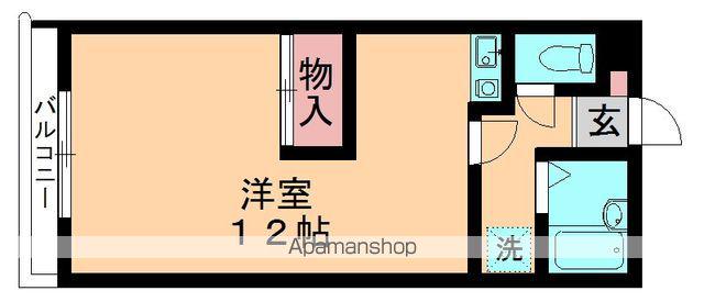 アーバンハイツ神明(1K/1階)の間取り写真