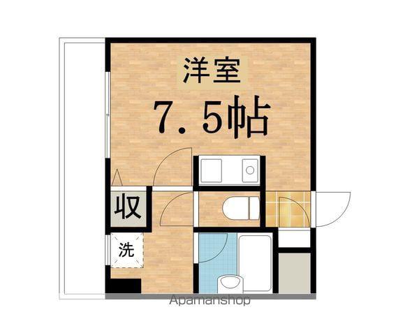 リヴェージュ百草園(ワンルーム/3階)の間取り写真