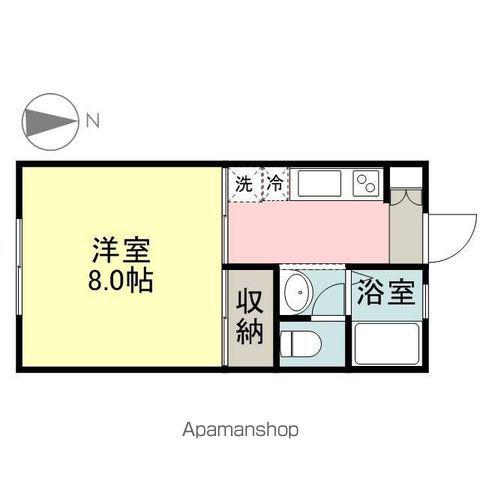 コーポイケダ(1K/2階)の間取り写真