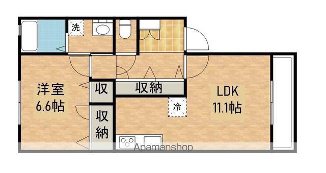 プチメゾンERI(1LDK/2階)の間取り写真