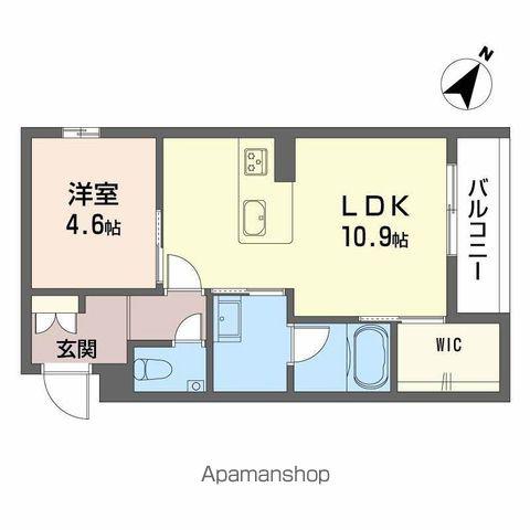 シャーメゾン光月(1LDK/2階)の間取り写真
