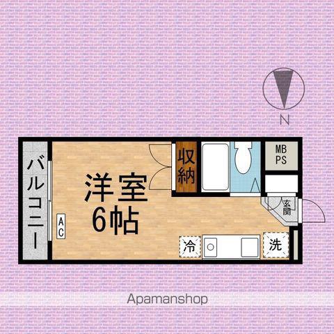 マエタハウス(ワンルーム/2階)の間取り写真