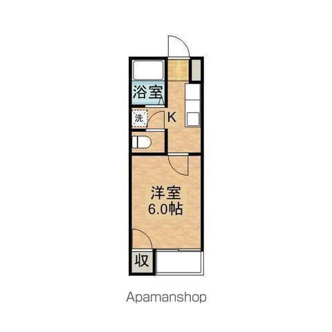 ADVANCE(1K/2階)の間取り写真