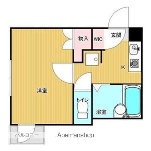 パレ千郷(1K/2階)の間取り写真