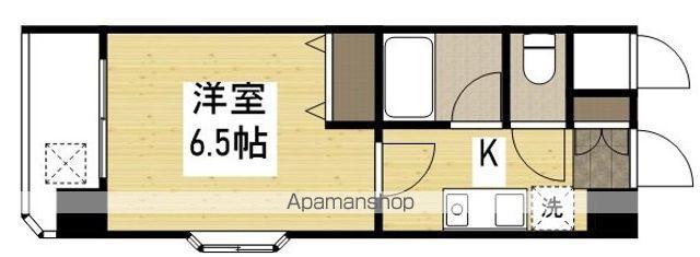 プライム出島(1K/6階)の間取り写真