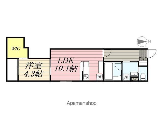 FSあじまテラス(1LDK/3階)の間取り写真