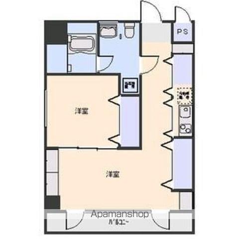 S-FLATⅡ(1LDK/2階)の間取り写真