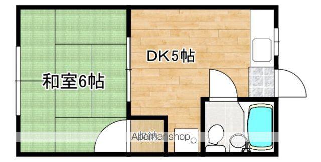 レビュートDOOM峰高(1DK/2階)の間取り写真