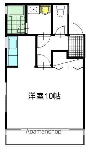 コーポサンライズ(1K/2階)の間取り写真