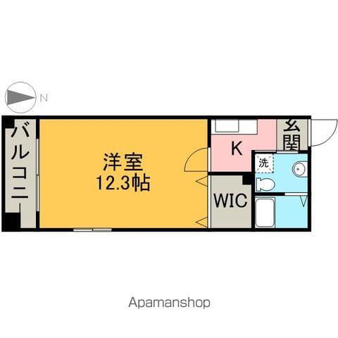 リバーフロントレジデンス(1K/10階)の間取り写真