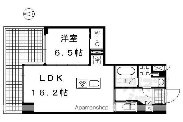 SCHILF神宮道(1LDK/3階)の間取り写真