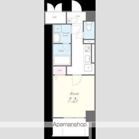 メイプル岩塚本通(1K/2階)の間取り写真