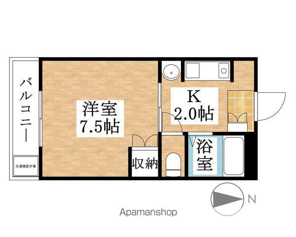 SSパレス岩倉(1K/3階)の間取り写真