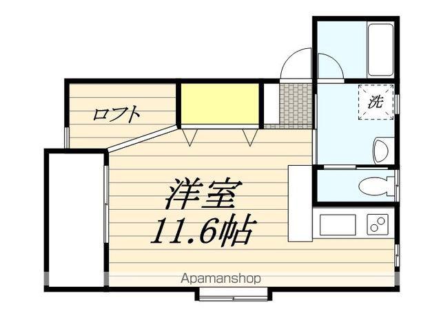 ニューコーポラス(ワンルーム/1階)の間取り写真