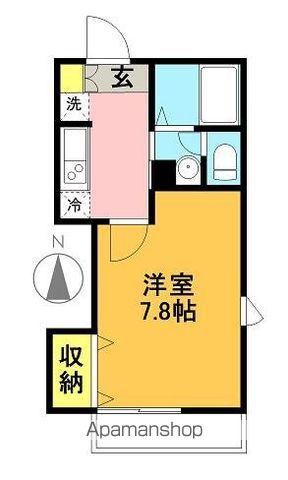 ラッキー永福(1K/1階)の間取り写真