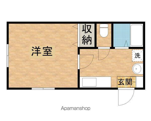 ヴァリューハイツ(1K/2階)の間取り写真