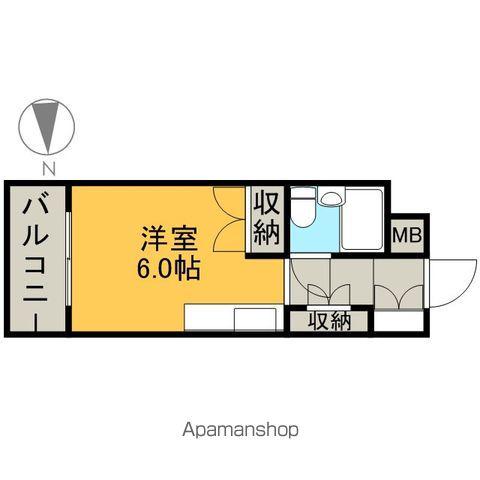 サンコート上前津(1K/4階)の間取り写真