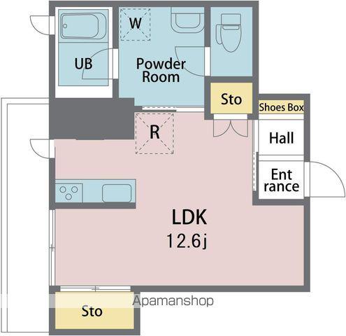 サン・ミッシェル(ワンルーム/7階)の間取り写真