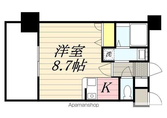 エンクレストNEO博多駅南(ワンルーム/10階)の間取り写真