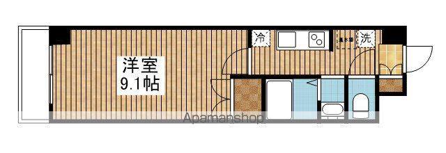 グレイスハイツ東中通(1K/2階)の間取り写真