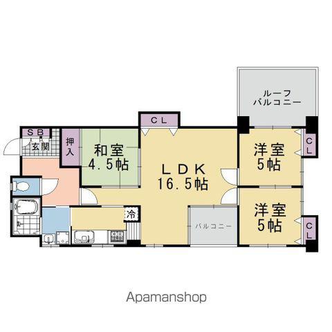 TWINKLECOURT桂イースト(3LDK/2階)の間取り写真